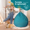 Homguava 2.5FT Bean Bag Chair: 2.5' Bean Bags with Memory