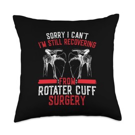 Shoulder Surgery Injury Recovery Rotater Cuff Injury Throw Pillow