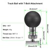 FANAUE Track Ball with T-Bolt Attachment 1 inch Ball Head