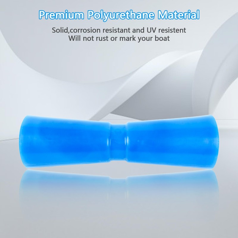 ORLANG 2 Pack 12 Inch Heavy Duty Boat Trailer Roller,Polyurethane