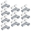eoere 10 Sets Pivot Tee Pipe Fittings Connector T Adjustable