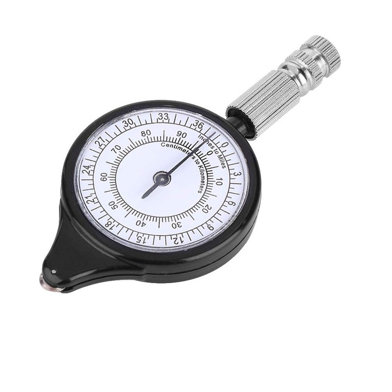 Distance Calculator Mapping Tool, 30 g Rainproof Map Measuring Device,