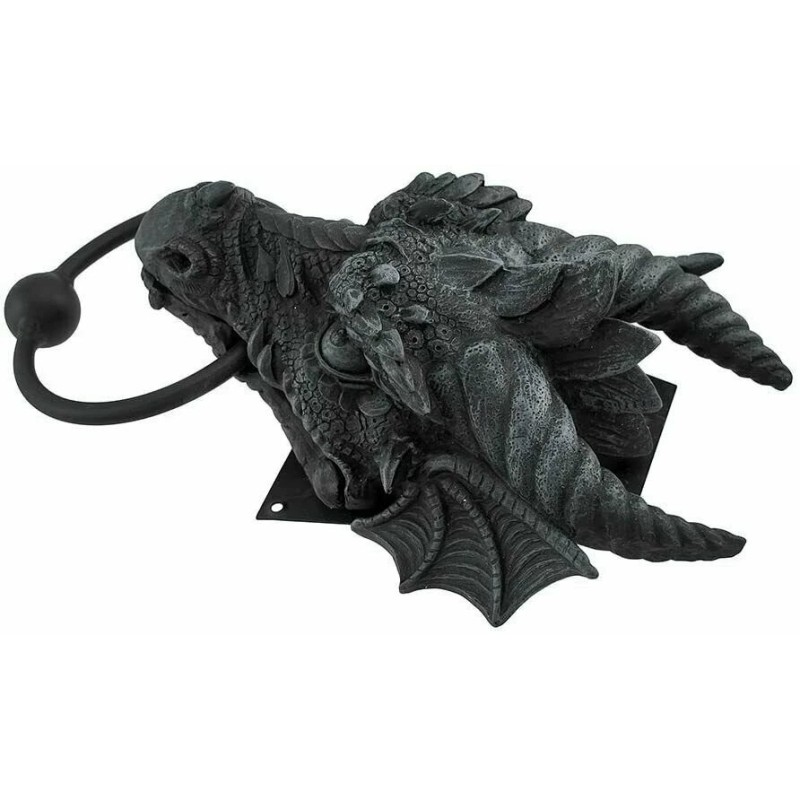 Pacific Giftware 9.25 Inch Gargoyle Dragon Door Knocker Resin Statue