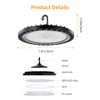 Viugreum 4 Pack LED High Bay Light 5000K 100W UFO