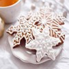 Winter Snowflake Cookie Cutter Set - 5 Piece - Stainless