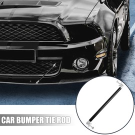 X AUTOHAUX 200mm Adjustable Front Bumper Lip Lever Splitter Support Rod Black for Car