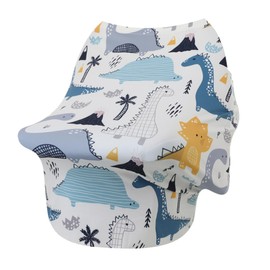 minkissy 1pc Multifunctional Exposure Nursing Cover Breathable Stroller Cloak for Breastfeeding Lightweight Cotton Pram Shawl with Cute Design for Newborns and Mums