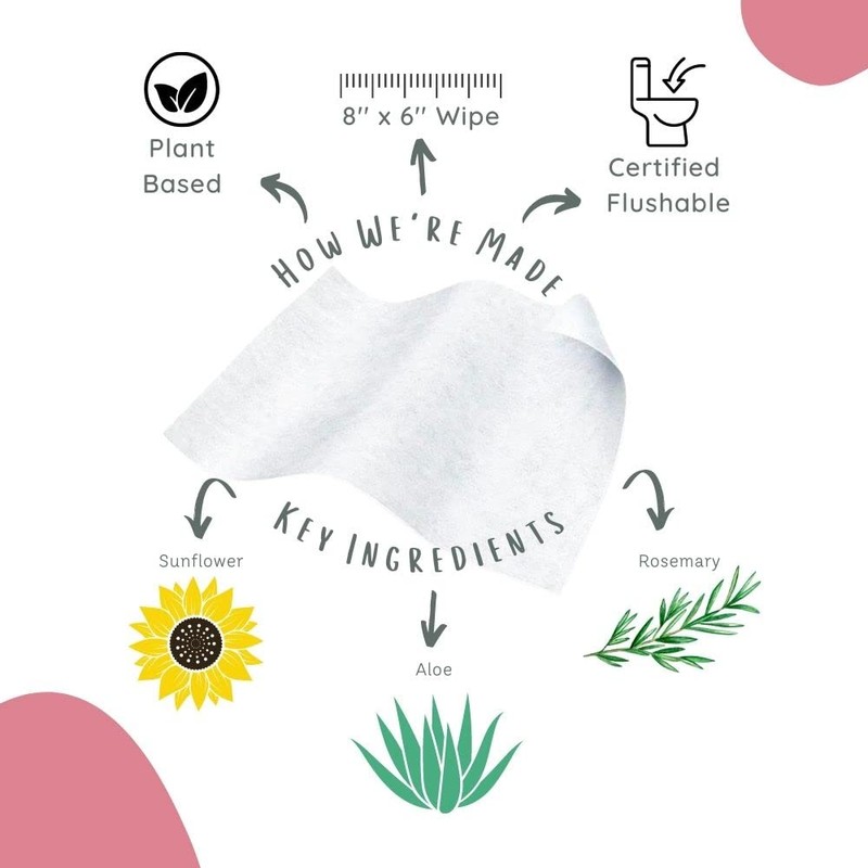 Stall Mates Wipes Feminine Fresh - Flushable | Individually Wrapped