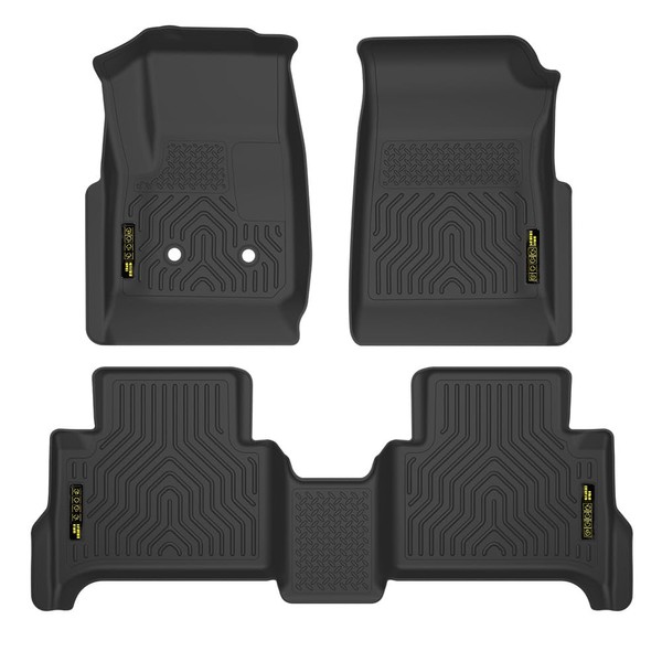 PIT66 Floor Mats Cargo Liners Compatible with Chevy Colorado GMC