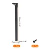 uxcell 4 Pcs Metal Folding Table Legs, Height 21.65 Inch