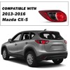 SOCKIR Tail Light Assembly Fit 2013-2016 Mazda CX-5 Halogen Outer