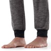 Joseph Abboud Men's Jogger Sleep Pajama Lounge Pants (2-Pack), Black/Heather