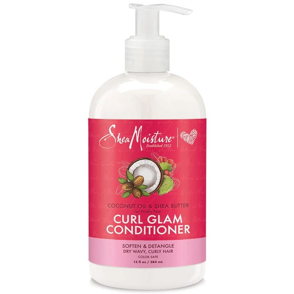 SheaMoisture Curl Glam Conditioner, Coconut Oil and Shea Butter, 13 floz