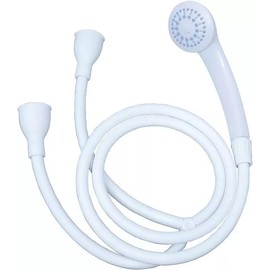 Portable Double Tap Sink Shower Head Hose, Shampoo Sprayer, 183 cm