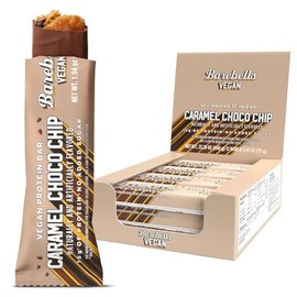 Barebells Protein Bars - Protein Snacks with High Protein - Chocolate Protein Bars - Perfect on The Go Protein Snack & Breakfast Bars (12 Count (Pack of 1), Plant Based - Caramel Choco Chip)