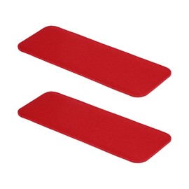 PATIKIL Felt Base Shaper 12 x 5 Pack of 2 Bag Basic Shaper Pad Purse Liner Board Insert Bow Corner for Handbags Carry Bag Horizontal Bag Backpack Red