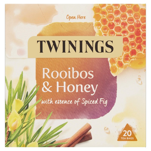 Twinings Rooibos & Honey Tea Bags, 20 Count (Pack of 1)