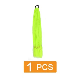 prinfantasy Brilliant Jumbo Braid for Hair Weaves Dreads and Avant Garde Creative Styling Neon Green, BZ140