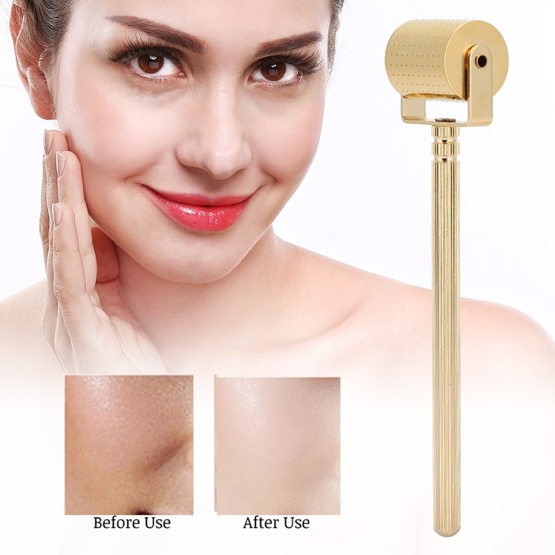 Face Massage Roller Micro Needle Therapy Anti Wrinkle Anti Aging