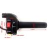 Motorcycle Quick Action Throttle Twistgrip with Switch Cluster Including Start