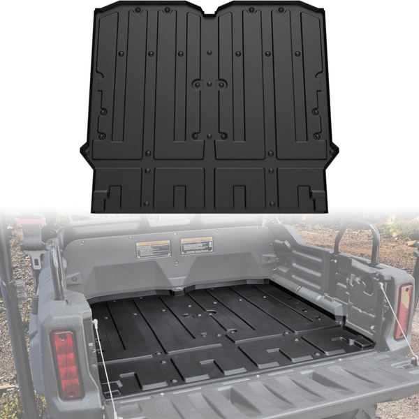 UTVSXPERT UTV Rear Rubber Bed Mat Liner for Pioneer 700-4 14-24, Rear Cargo Bed Liner Mat with Innovative Non-Slip Texture Design for Honda Pioneer 700-4 2014-2024 Accessories, Replace# 0SP42-HL3-201