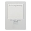 Male/Boy Graveside Memorial Card Plastic coated and Waterproof 16.5cm x