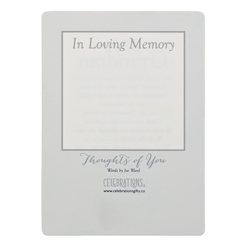 Male/Boy Graveside Memorial Card Plastic coated and Waterproof 16.5cm x