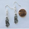Lion Charm Earrings, Alpha Delta Pi ADPi Phi Mu PM