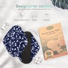 Viedouce washable panty liners, super absorbent bamboo sanitary towel, reusable