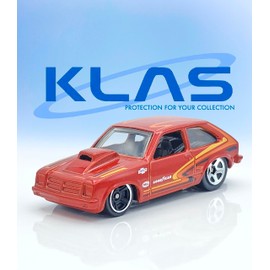 Hot Wheels '76 Chevy Chevette (Red) - 9/10 HW Drag Strip - 2023-197/250 (Short Card) - COMES IN A KLAS CAR KEEPER PROTECTOR COLLECTORS CASE - HKH35