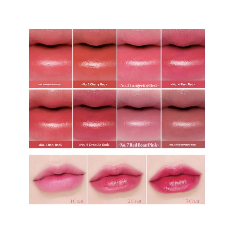 ETUDE Dear Darling Water Gel Tint 5g, Color:07 Redbean Pink