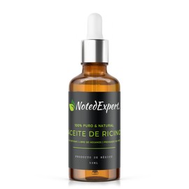 Aceite de Ricino Orgánico 100 Puro y Natural - Prensado en Frío, Sin Hexanos, Sin Refinar - Para Crecimiento de Cabello, Pestañas, Cejas y Piel -...  