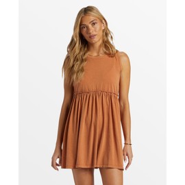 Billabong Women's Seaside Tank Mini Dress, Color: Toffee, Size M