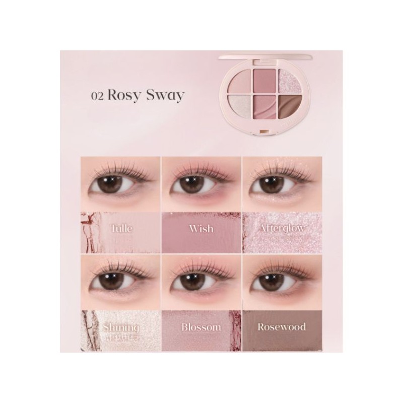 EGLIPS Soft Eye Palette 7.3g~7.6g, Color:06 Silhouette