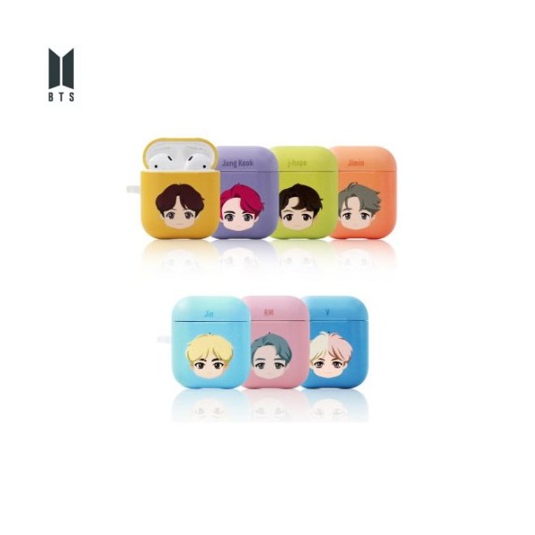 KHVATEC BTS Basic Head Hard Airpods Case 1ea, Type:j-hope