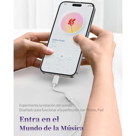 MONSTYLE 2Pcs-Adaptador USB C a Jack 3.5 mm para Audífonos,USB Tipo C a Audio 3.5 mm Adaptador de Auriculares,DAC Chip HiFi Audio,Conector USB C a Jack 3.5mm Compatible con Pad,Phone 15/16,MecBook