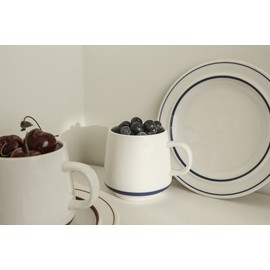 Syracuse Mayline 17cm plate blue 1p / 시라쿠스 메이플라인 17cm접시 블루1p