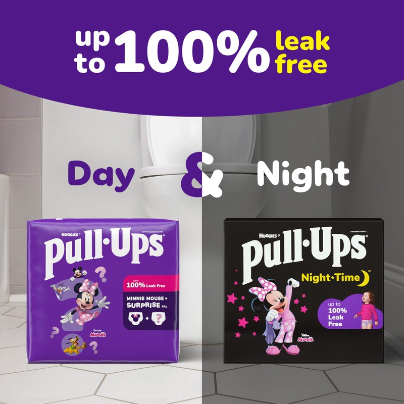 Pull-Ups Girls' Potty Training Pants, Size 2T-3T Training Underwear (16-34