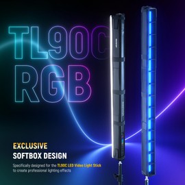 NEEWER LED Light Diffuser Kit for TL90C RGB LED Light Stick, LED Tube Strip Light Diffuser with Honeycomb Grid, Carry Bag, Touch Fasteners for Photo Video Live Stream Portrait Product Shots, NS11S