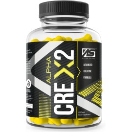 Alpha Supps CRE X2 CREATINE MagnaPower / Creatine Ethyl Ester CEE Blend 150 Caps