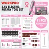 WORKPRO Cordless Rechargeable Rotary Tool Kit 71PC Accessories 3 Variable