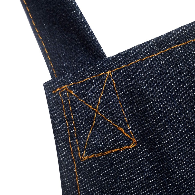 Dadidyc Denim Jean Tool Apron with 4 Pockets Waterproof Adjustable