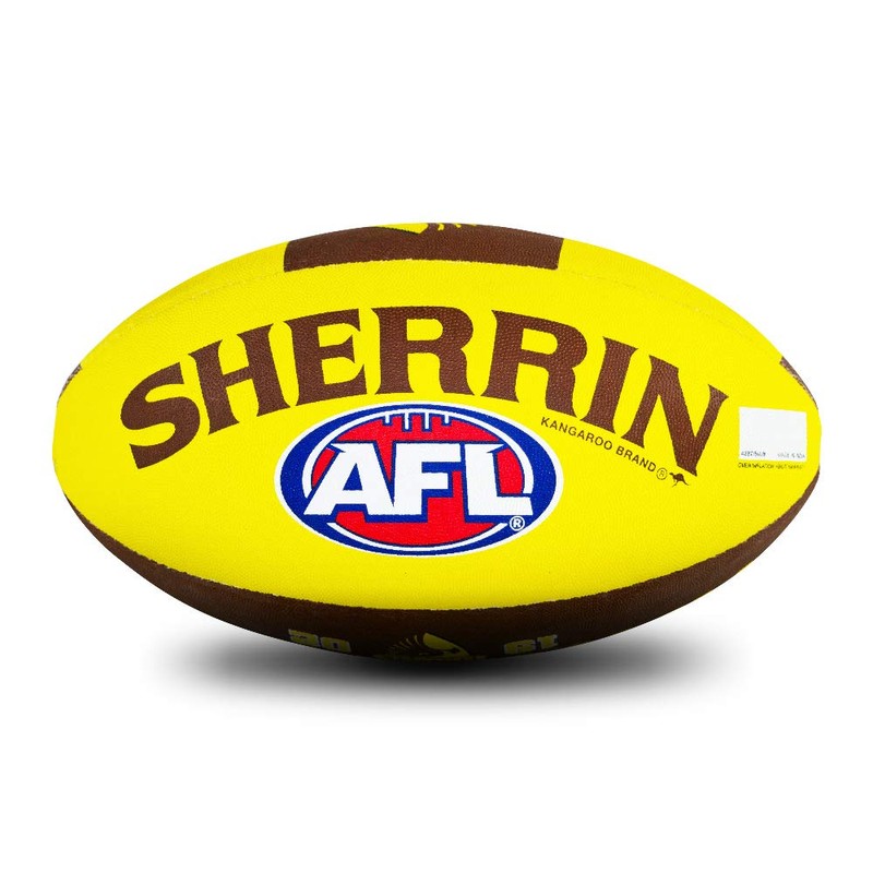 Sherrin Hawthorn AFL Club Football, Size 5