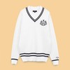 Callaway C25118200 Women's V-Neck Knit (Cable Knitting) / Golf, 1030_white