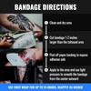 Saniderm Saniderm Original Tattoo Aftercare Bandage (Extra Large Roll, 10.2 in x 8 yd) C Convenient, Faster Tattoo Healing and Protection C Sterile, Waterproof, and Latex-Free Tattoo Wrap C Gloss Finish
