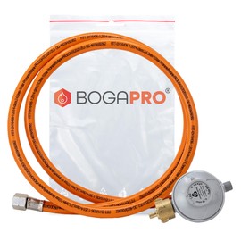 Gas Pressure Regulator with Gas Hose 30 mbar