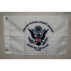 U.S. Coast Guard USCG Crest 12x18 Boat Flag Indoor/Outdoor