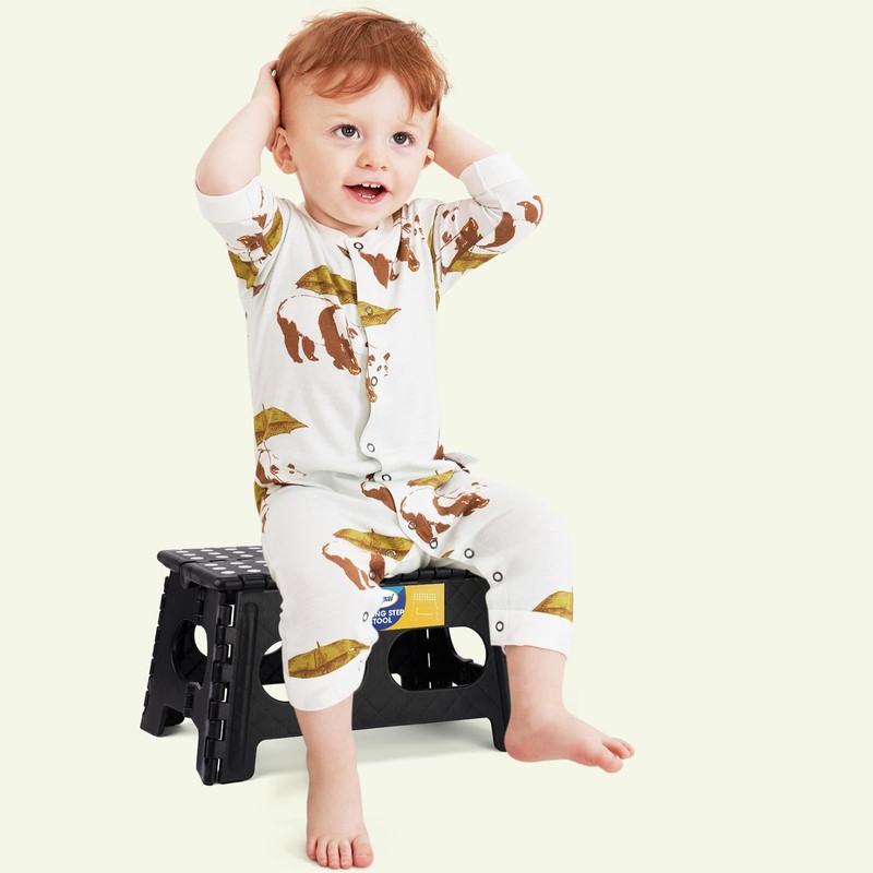 Korpai 9" Folding Step Stool for Adults and Kids 15-Inch