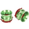 1 Pair NAB Hub Adapters Professional Polished Aluminum Reel to