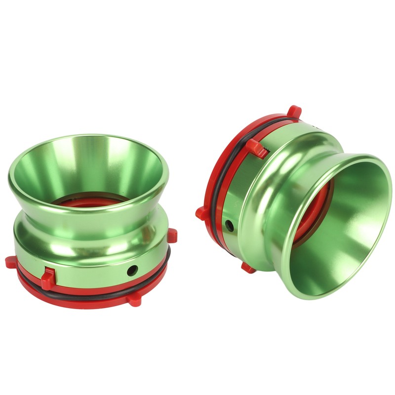 1 Pair NAB Hub Adapters Professional Polished Aluminum Reel to